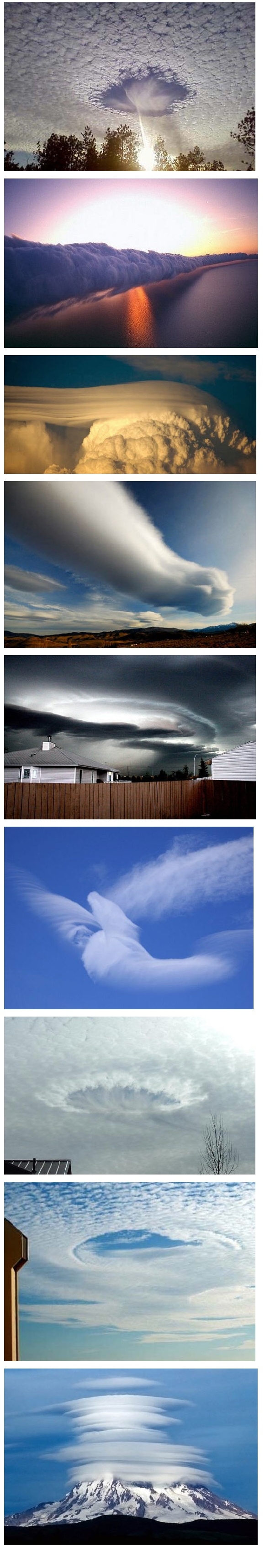 평생을 살면서 볼까말까한 구름 형상들.jpg